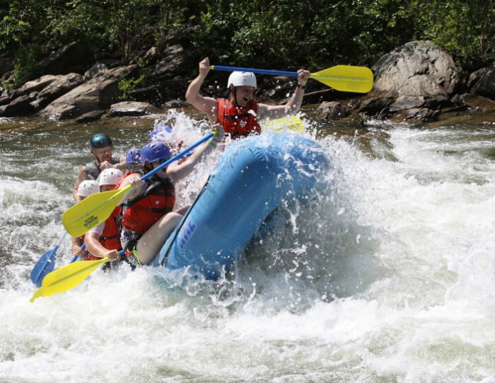 American River Sierra Mountain whitewater rafting trip deal