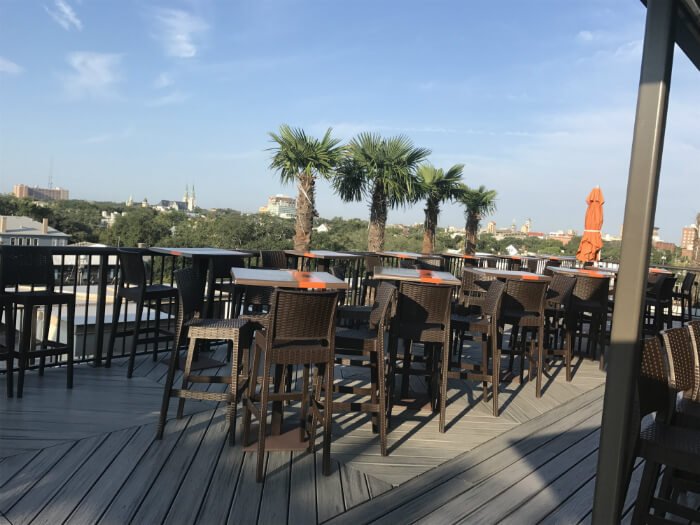 Savannah rooftop bar homewood suites hotel