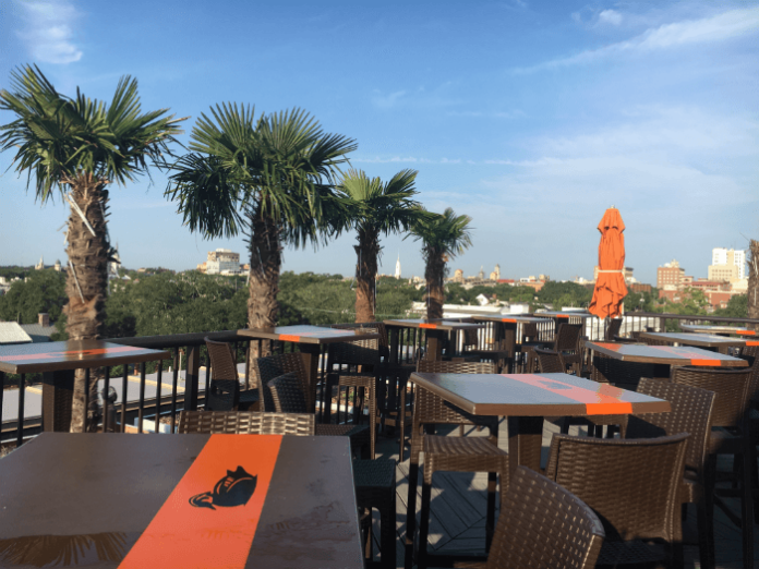 Rooftop Bar Homewood Suites Savannah