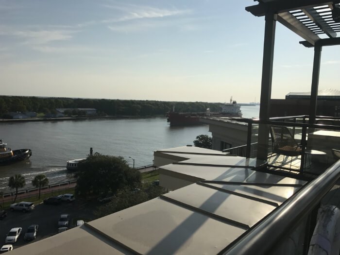 homewood suites savannah rooftop view