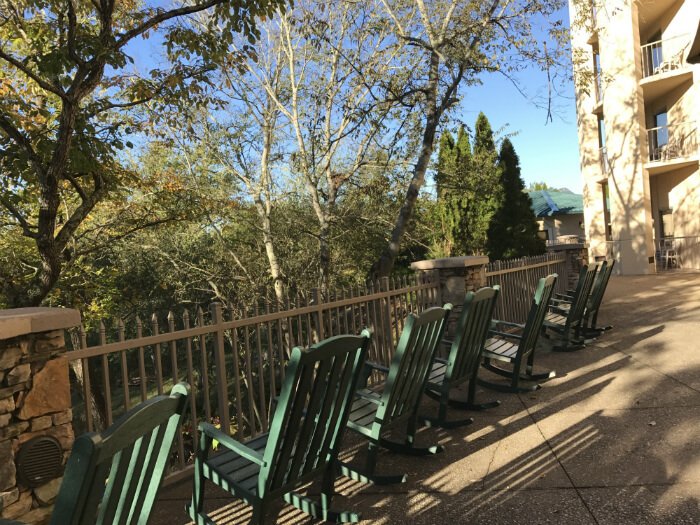 tennessee hotel porch mountains view