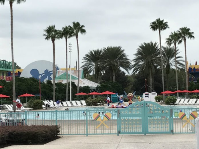 pool at All Star Music Resort Disney hotel