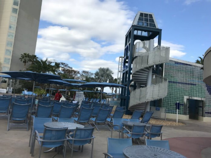 Bay Lake Tower pool at Disney World