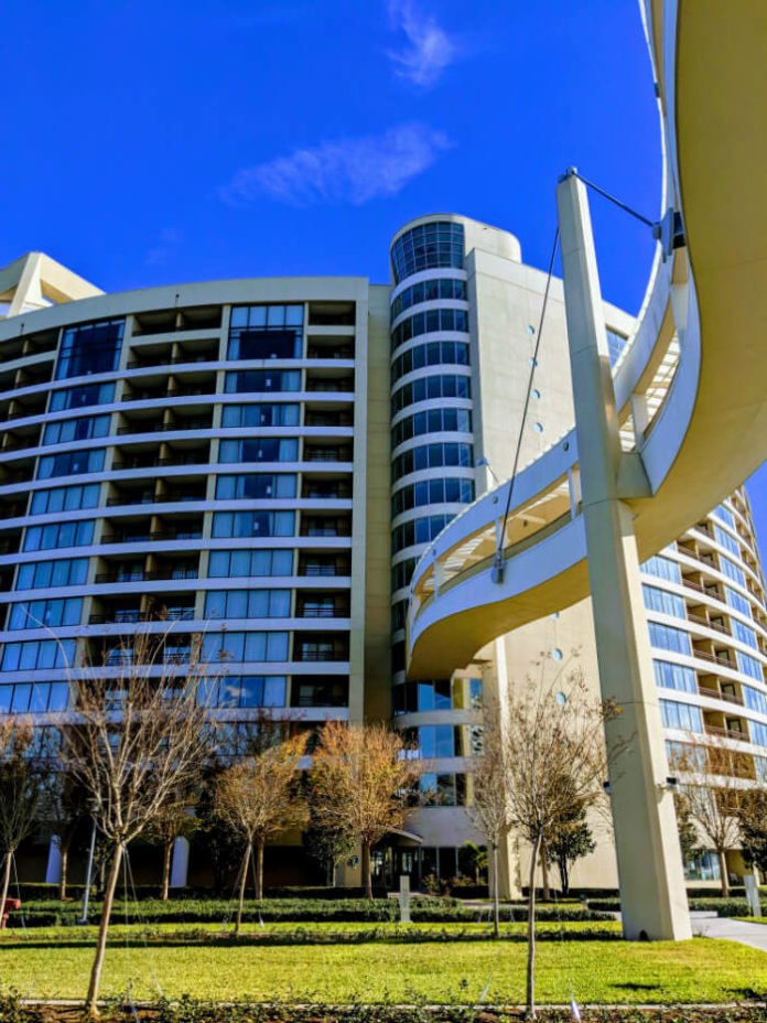 Disney's Bay Lake Tower and walkway to Contemporary Resort