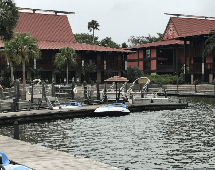 boat transportation at Disney's Polynesian Village Resort