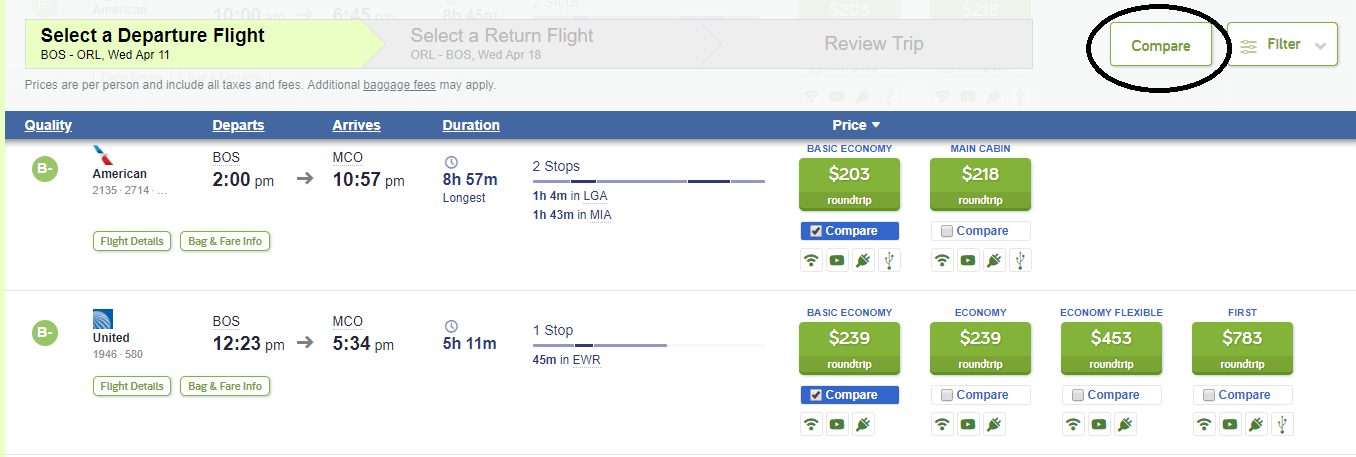 Cheapair Comparison how to choose a flight