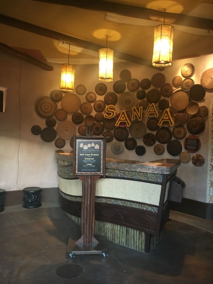 animal kingdom lodge kidani village restaurant Sanaa disney world