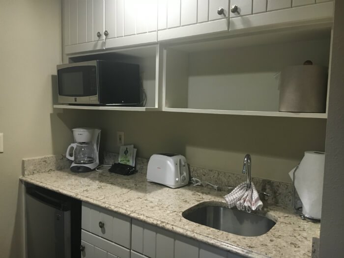 studio kitchen in Disney's Hilton Head Island Resort