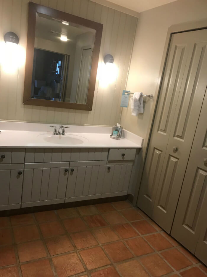 bathroom in 1 bedroom villa at Disney Hilton Head Island Resort hotel
