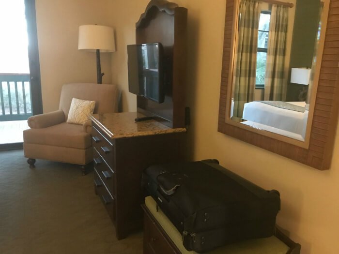 furniture in 1 Bedroom Villa at Disney's Hilton Head Island resort hotel