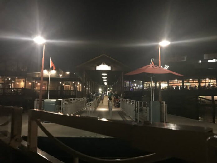 Disney Springs boat dock Old Key West resort transportation