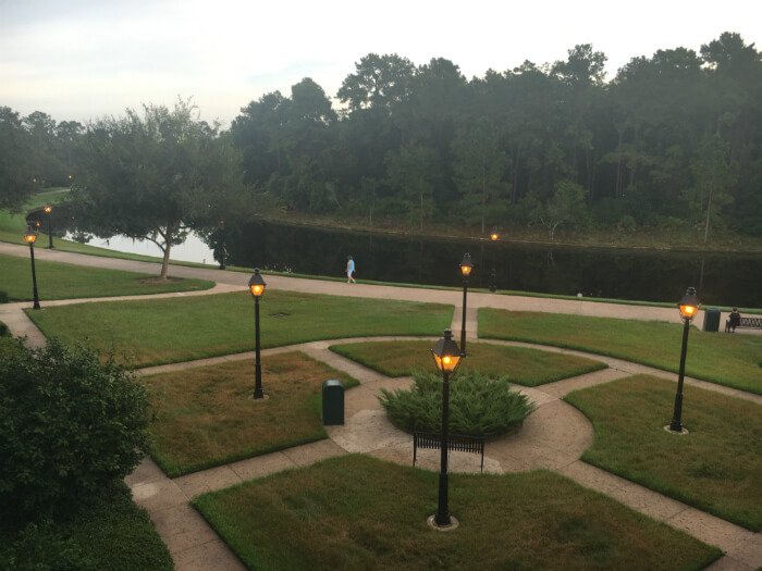 landscaping Disney's Port Orleans French Quarter grounds and river