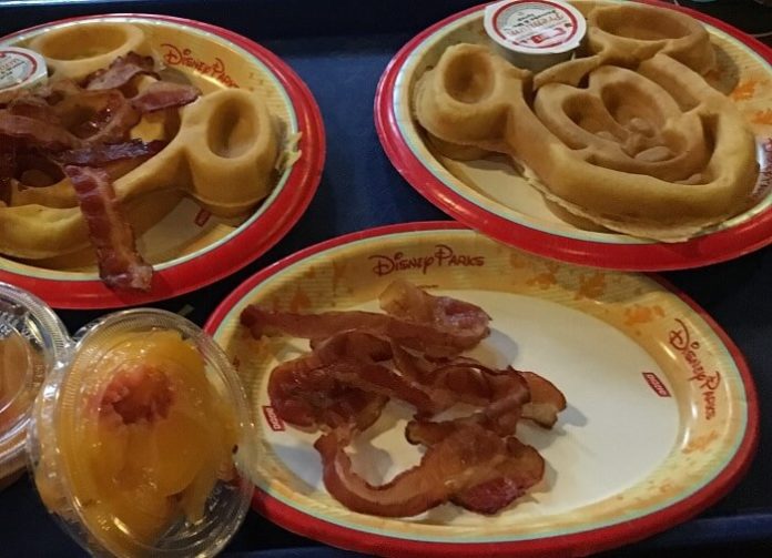 Free quick service breakfast with stay at Disney value resort