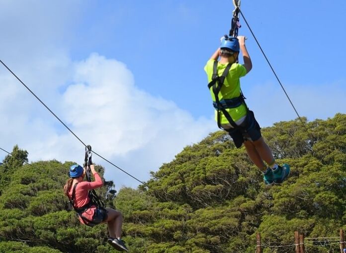 Discount price for ziplining in Pepeeko, Hawaii