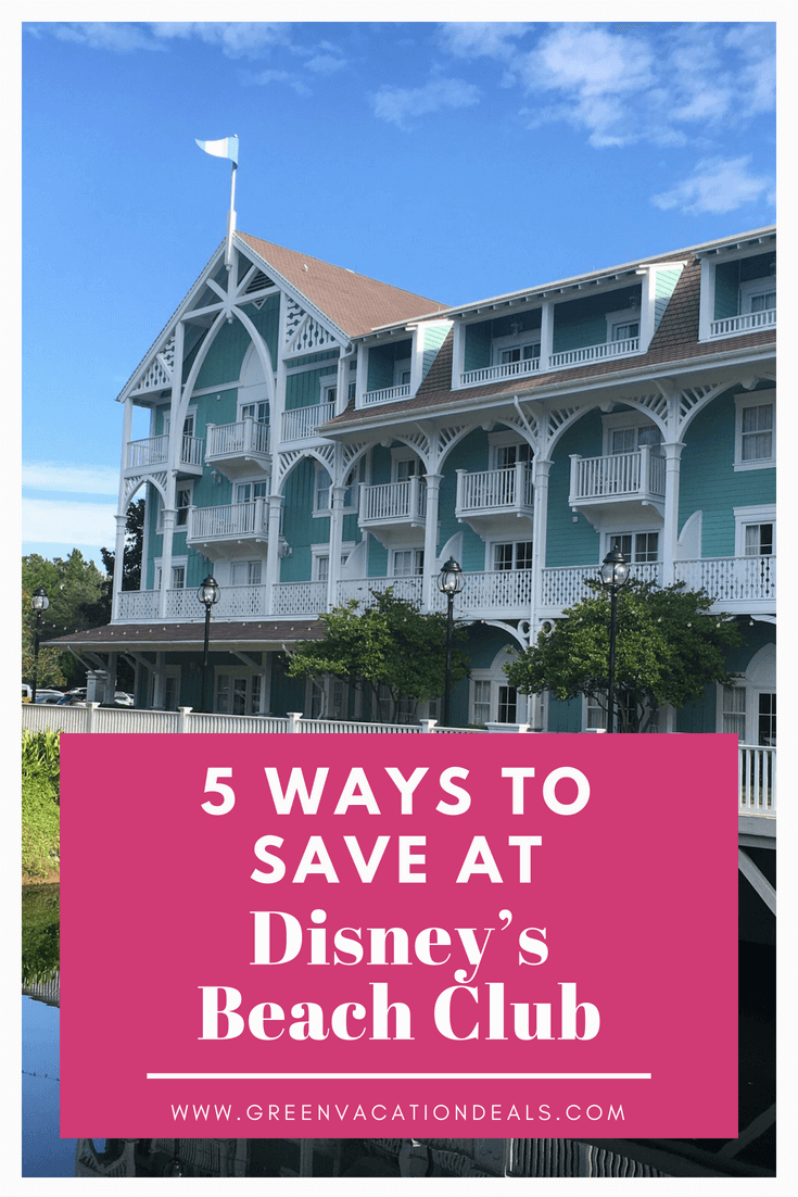 Stay at Beach Club, a deluxe hotel at Walt Disney World Resort in Orlando, Florida, but stay at a fraction of the cost by using one of these 5 ways to save money. How you can give your family an amazing Disney World vacation for cheap