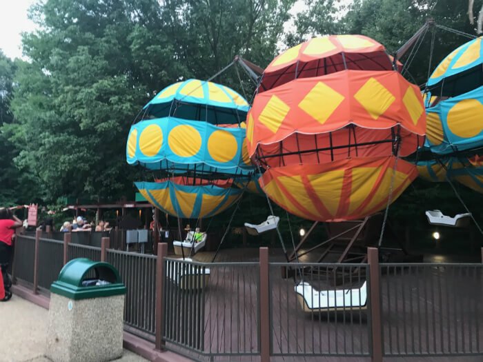 Busch Gardens rides for children in Williamsburg Virginia