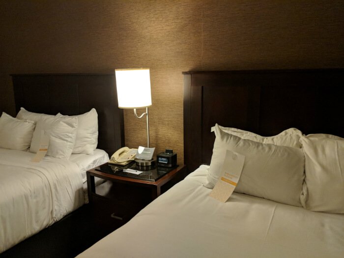 Comfortable beds are available at Wyndham Grand Downtown Pittsburgh