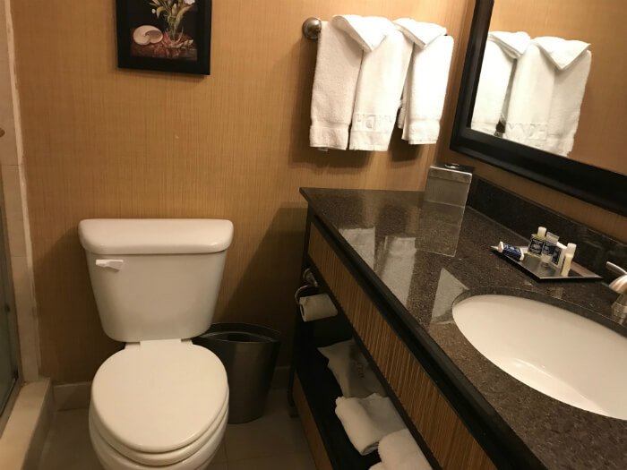 Spacious bathrooms available at Wyndham Grand Pittsburgh Downtown