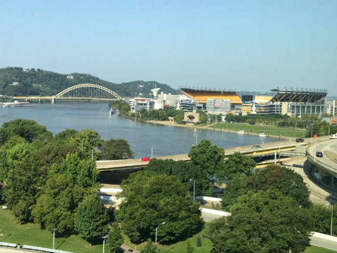 Wyndham Grand Downtown Pittsburgh Pennsylvania views from top floors