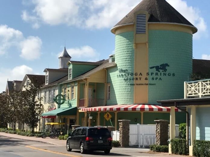 hotel building at Disney's Saratoga Springs Resort & Spa