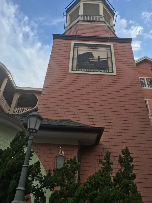 The architecture at Disney's Saratoga Springs fits the resort's theming