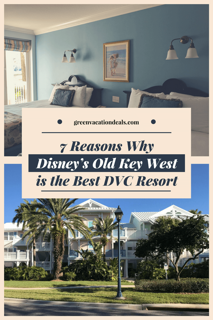 Are you planning a trip to Walt Disney World Resort in Orlando, Florida? Then consider saving money while staying on-site by booking a Disney Vacation club & choose Old Key West, which in many ways is the best DVC option: it has the biggest rooms with best beds, has a great peaceful laid-back vibe, close to golf, has great themed sit-down dining, offers convenient parking, has boat transportation to Disney Springs & it is the most affordable