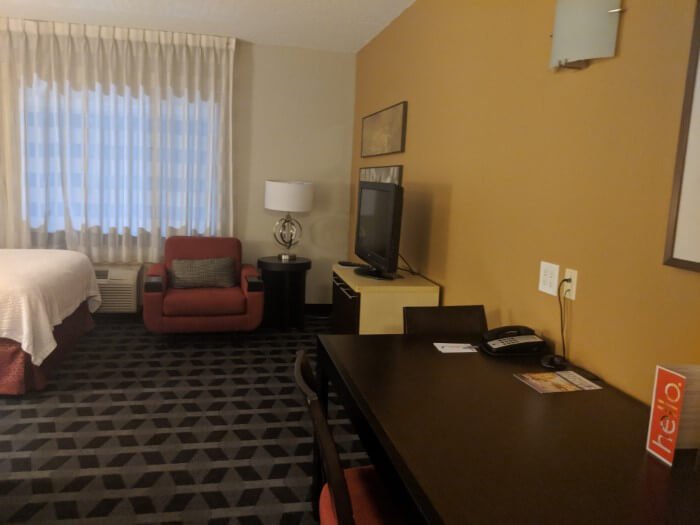 A look at the huge studio rooms available at TownPlace Suites Mooresville