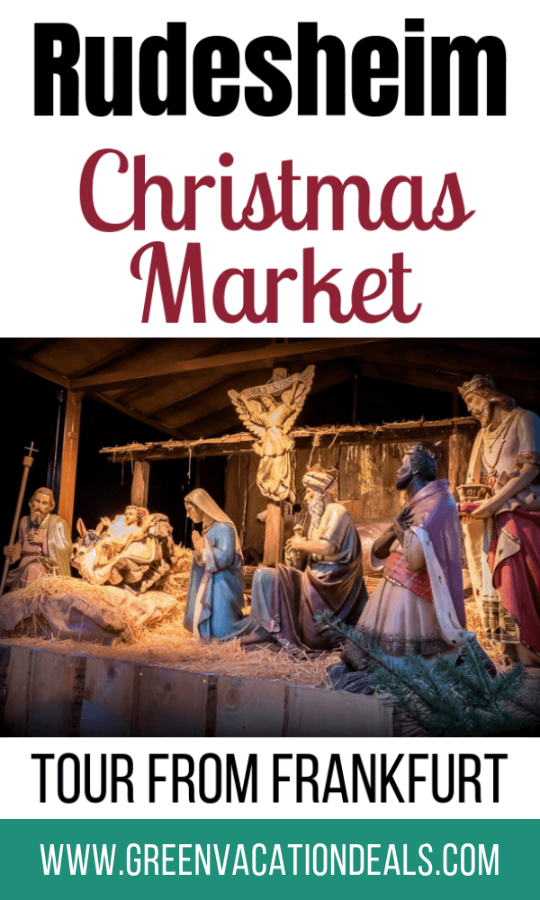 If you want a magical German holiday Experience, then consider purchasing this Rudesheim Christmas Market Tour from Frankfurt Germany - on sale at a discount of 10%! You'll get to see 120 different beautiful stalls from 12 countries at the Rudesheim Christmas market, where you can buy Wood carvings, Handicrafts, Candles, Dolls, Ceramics, Glass Art, baked goods, Ginger bread, Grilled sausage, Hot Mulled Wine, etc. Then have traditional Christmas dinner with roasted goose