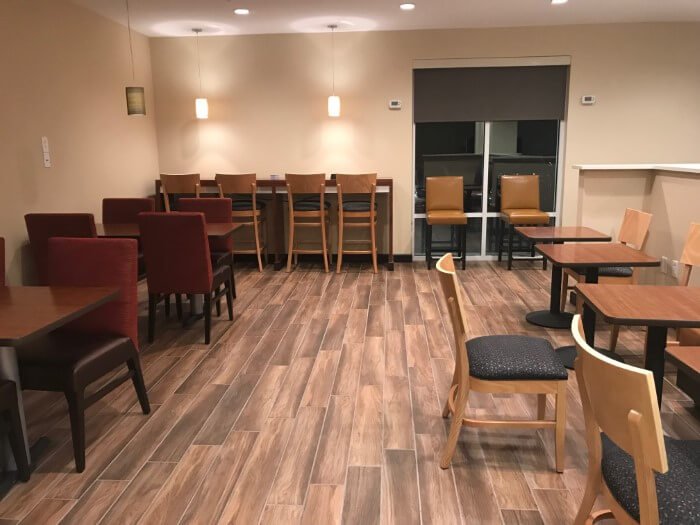 Why stay at TownPlace Suites Mooresville? Free place for breakfast