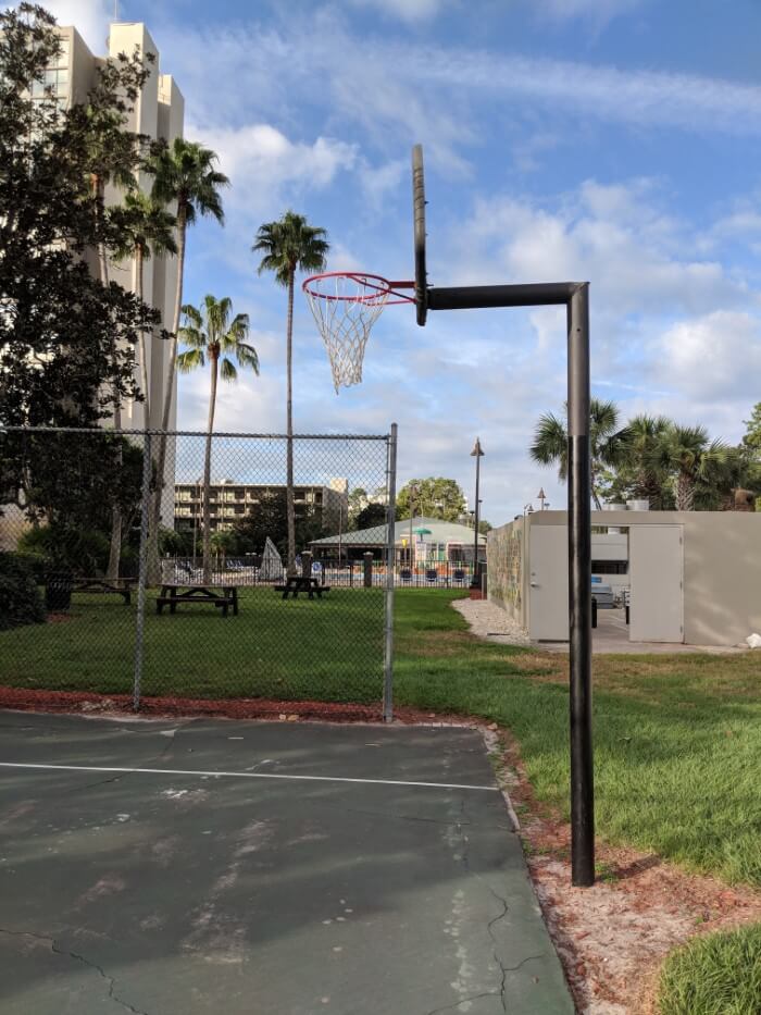 How to play basketball at affordable Disney World on-site hotel