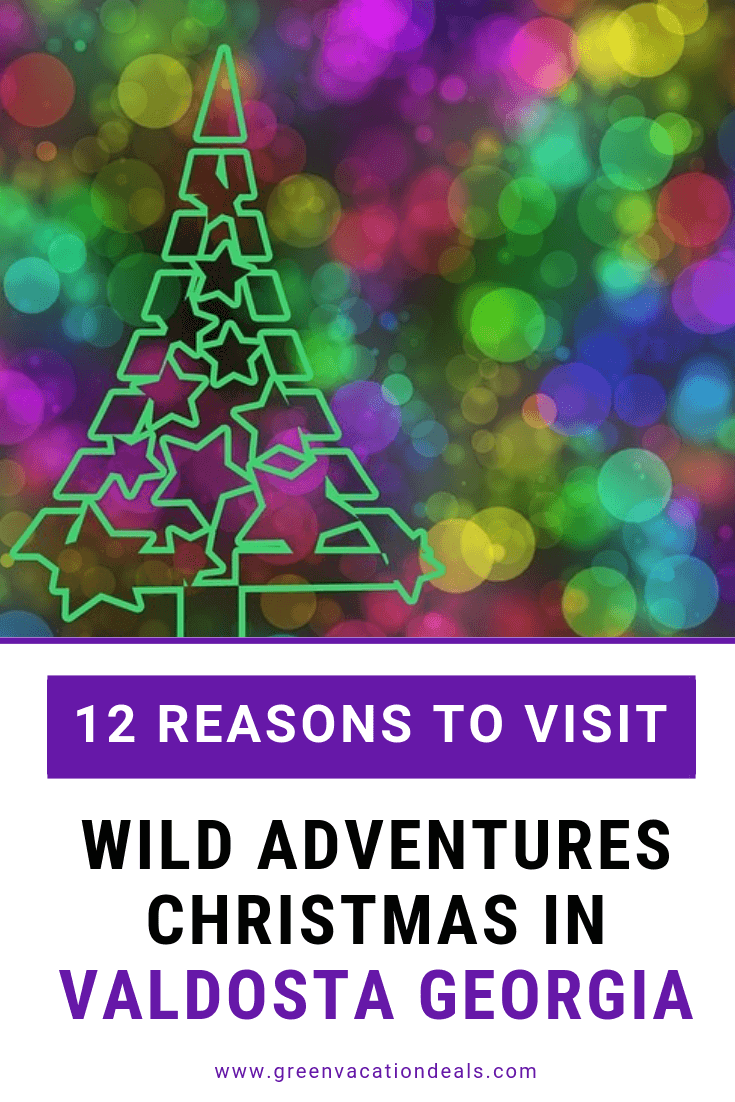 Save up to 40% on admission & up to 43% on family meal vouchers at Wild Adventures in Valdosta, Georgia for their Christmas event, where you'll see enjoy Christmas train rides, visits with Santa & Mrs. Claus, animal experiences, s'mores, snow, a Nativity reenactment & be dazzled by a 5 foot animated Christmas tree & over 1 million lights