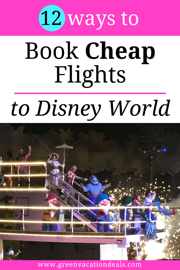 Must read Disney World travel advice for anyone flying to Orlando, Florida. 12 ways to save money on airfare. Find out my favorite tricks on saving hundreds of dollars on airfare. Find out where to look for the cheapest prices, how to get free airline gift cards (Delta, Southwest, American, etc.), coupon codes, learn the best way to book international flights to Orlando, etc.