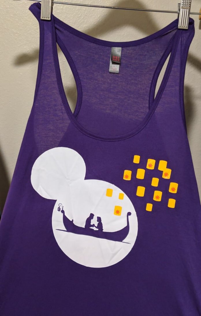 Women's tank tops available for sale Disney themed Frozen Tangled Star Wars etc.