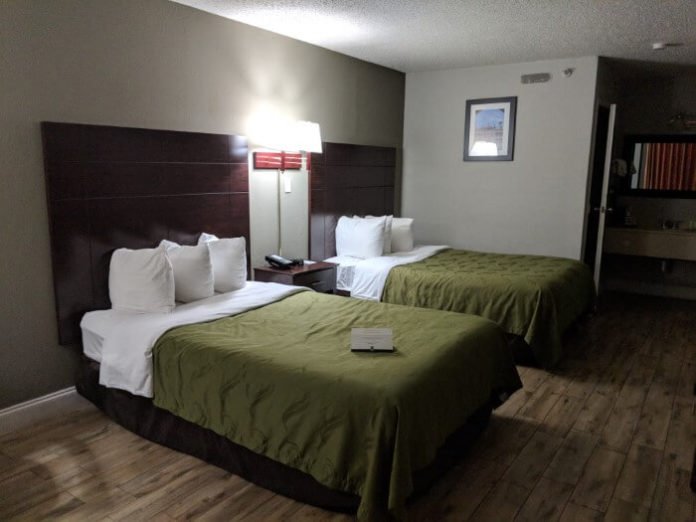 Quality Inn St. Augustine Beach Florida has huge rooms