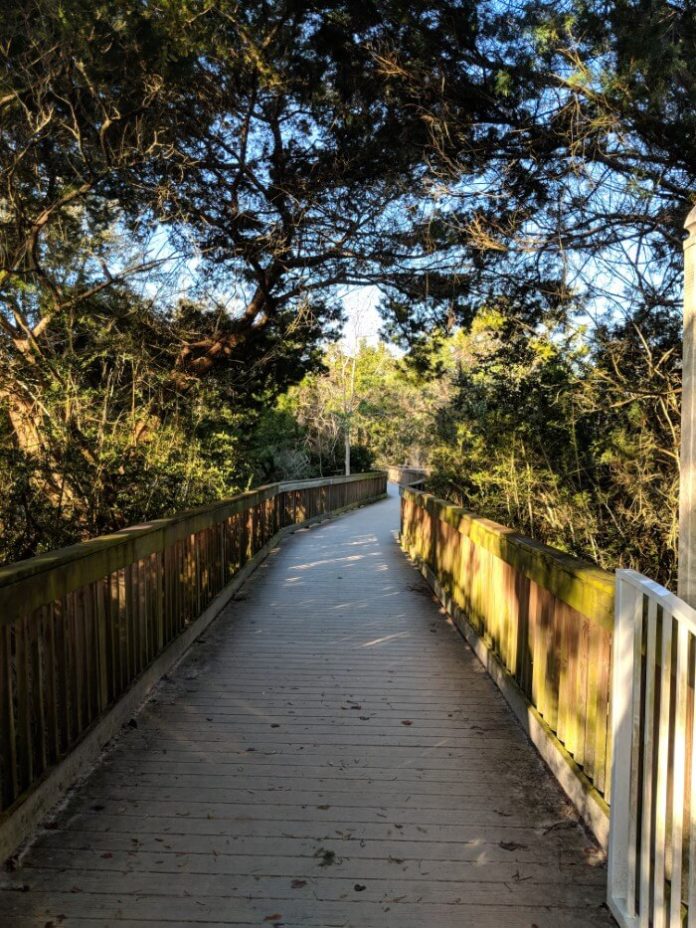 Take a boardwalk to the beach in St. Augustine at Quality Inn