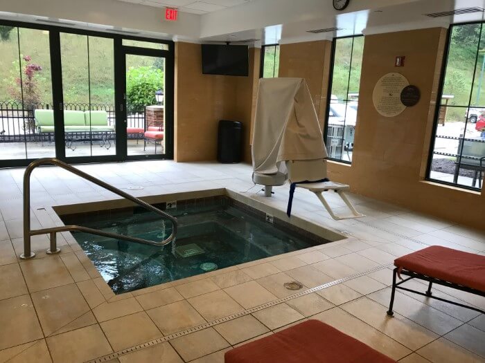 Relax in the jacuzzi at Mardi Gras Casino & Resort WV