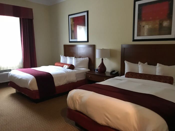 Comfortable beds at Mardi Gras Casino & Resort