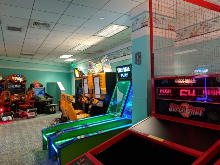 On-site Disney hotel Beach Club has arcade