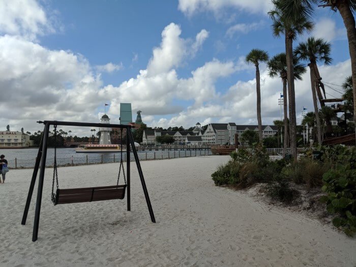 Beach area is enjoyable at Disney hotel near EPCOT
