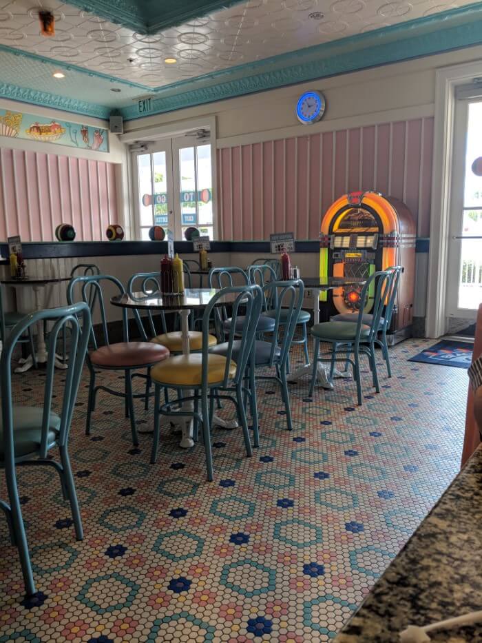 Beaches & Cream at Disney's Beach Club is old fashioned soda shop