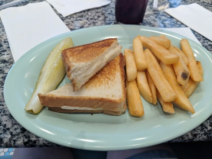 Delicious food available at Disney's Beaches & Cream restaurant