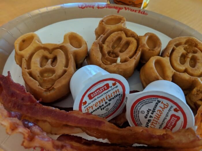 Disney World hotel gives you Mickey Waffles for breakfast