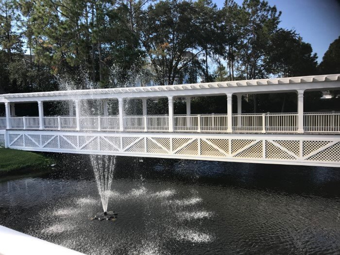 Beautiful fountain at Disney's Beach Club Orlando Florida