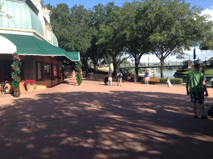 Beach Club is a short walk away from International Gateway at EPCOT at WDW