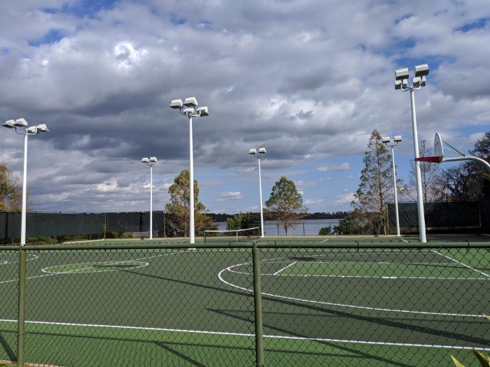 Enjoy tennis at Disney's Bay Lake Tower