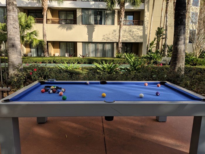 Enjoy family time with pool table at Bay Lake Tower