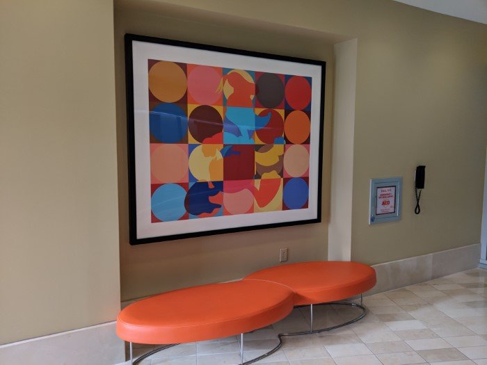 Picture in lobby of Bay Lake Tower at Disney's Contemporary Resort