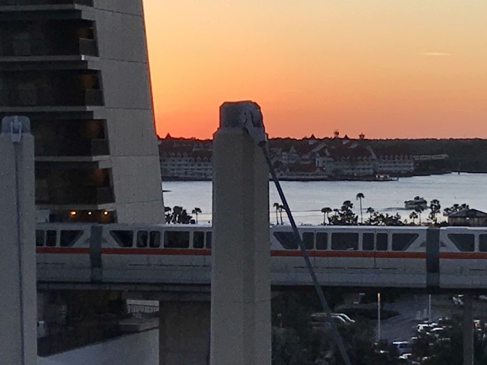 Stunning views from Disney's Bay Lake Tower at Disney World