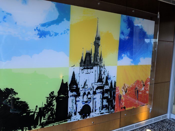 Beautiful Disney pictures all over Disney's Bay Lake Tower at Contemporary Resort