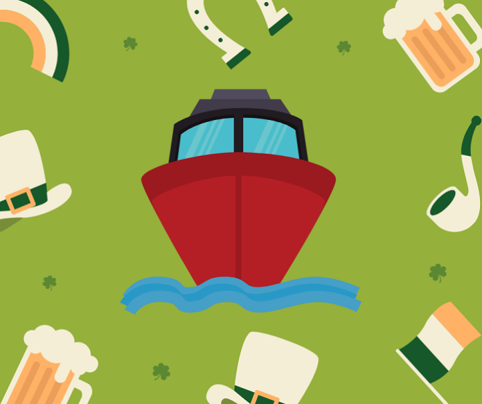 Enjoy St. Patrick's Day cruise with Irish beer & whiskey in Boston MA